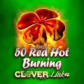 50 Red Hot Burning Clover Links logo by Novomatic at JB Casino