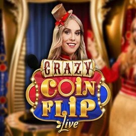 Crazy Coin Flip slot logo by Evolution at JB CasinoCrazy Coin Flip