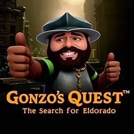 Gonzo's Quest slot icon by NetEnt, available at JB Casino