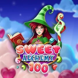 Sweet Alchemy 100 by Play'n GO, showcased at jbcasinos.net – game logo