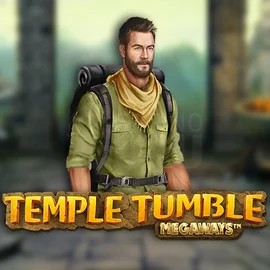 Temple Tumble Megaways slot logo by Relax Gaming at JB CasinoTemple Tumble Megaways