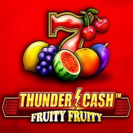 Thunder Cash Fruity Fruity slot logo by Novomatic at JB Casino